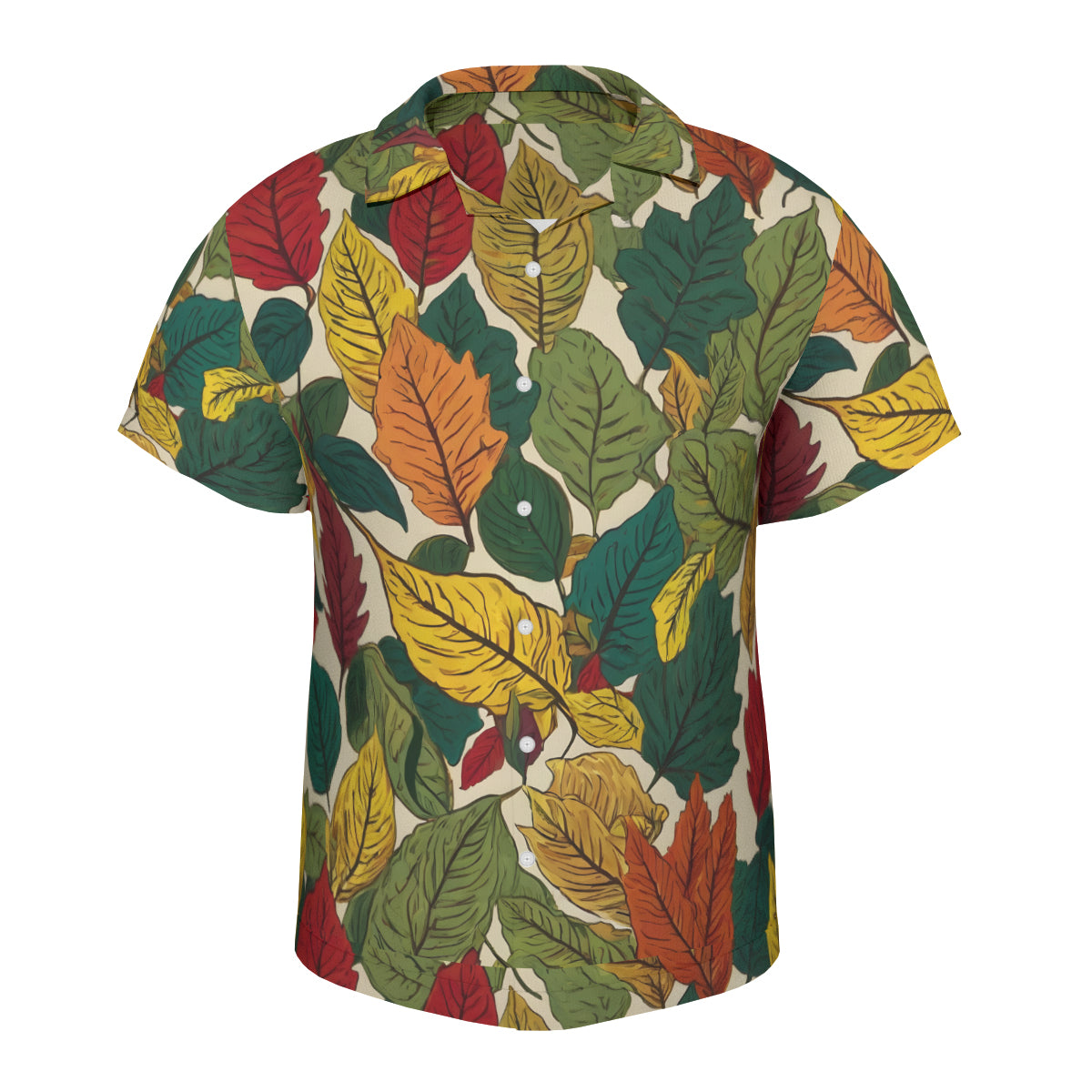 Awesome Leaves Hawaiian Shirt(No chest pocket) | Polyester