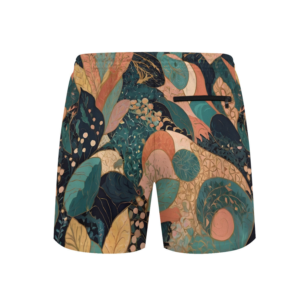 Abstract Wonder Men's Casual Shorts Double-Layer Sports Beach Pants