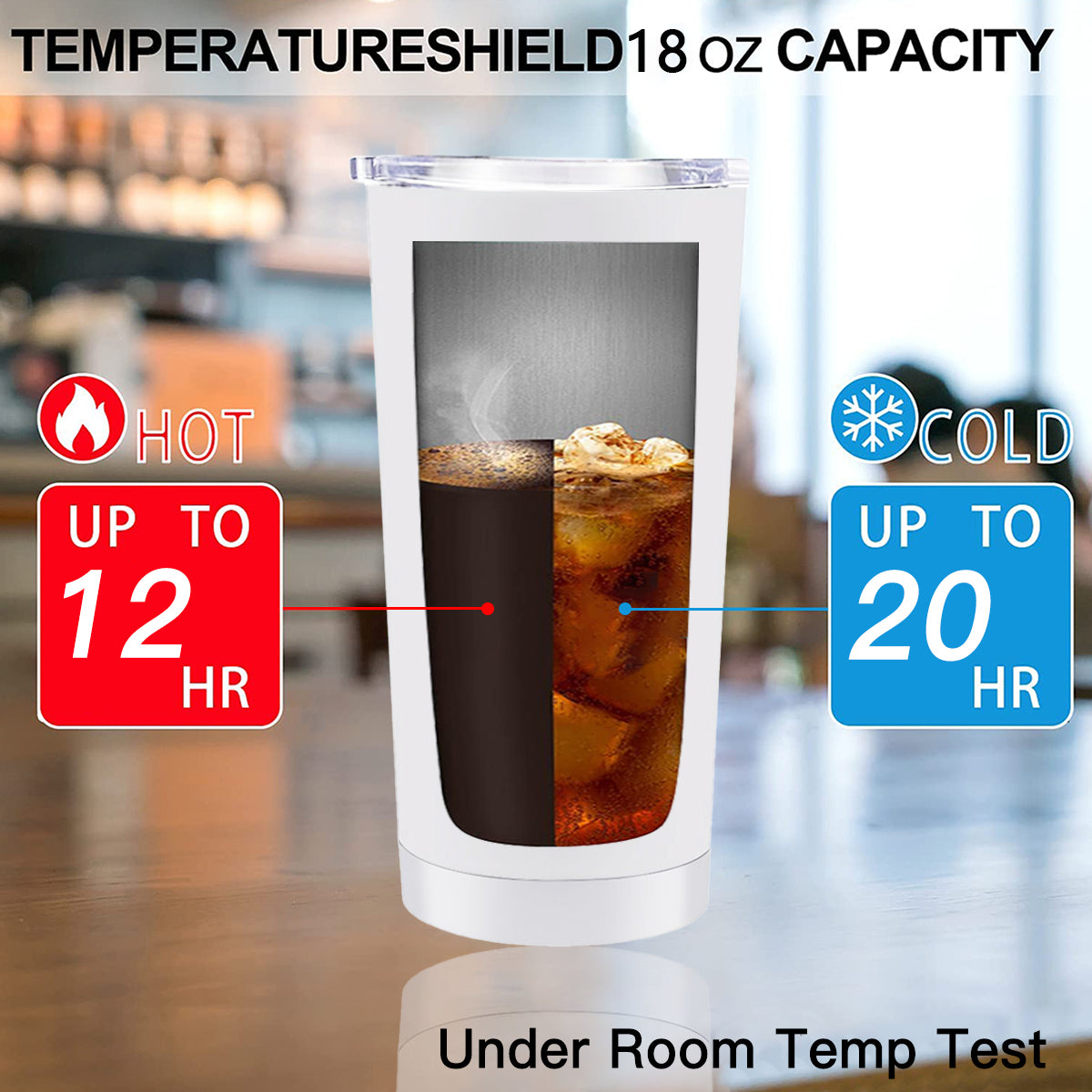 Parrot Design Outdoor Travel Carry Tumbler (540ml/18oz) | Stainless Steel 304