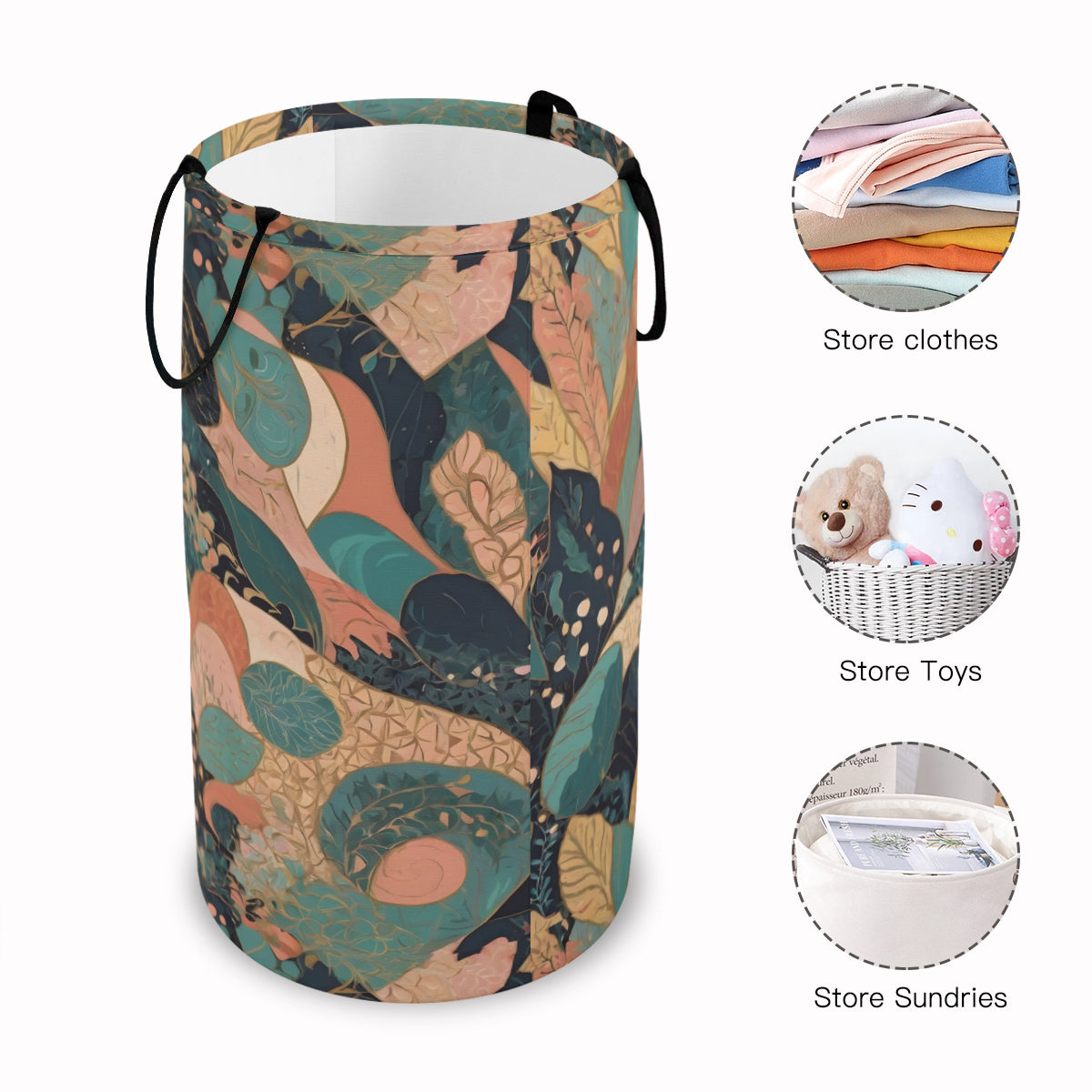 Abstract Wonder Large Capacity Foldable Laundry Basket