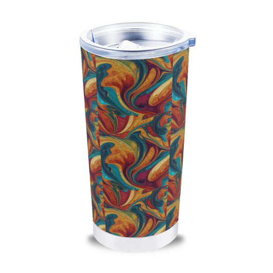 Colorful Design Outdoor Travel Carry Tumbler (540ml/18oz) | Stainless Steel 304