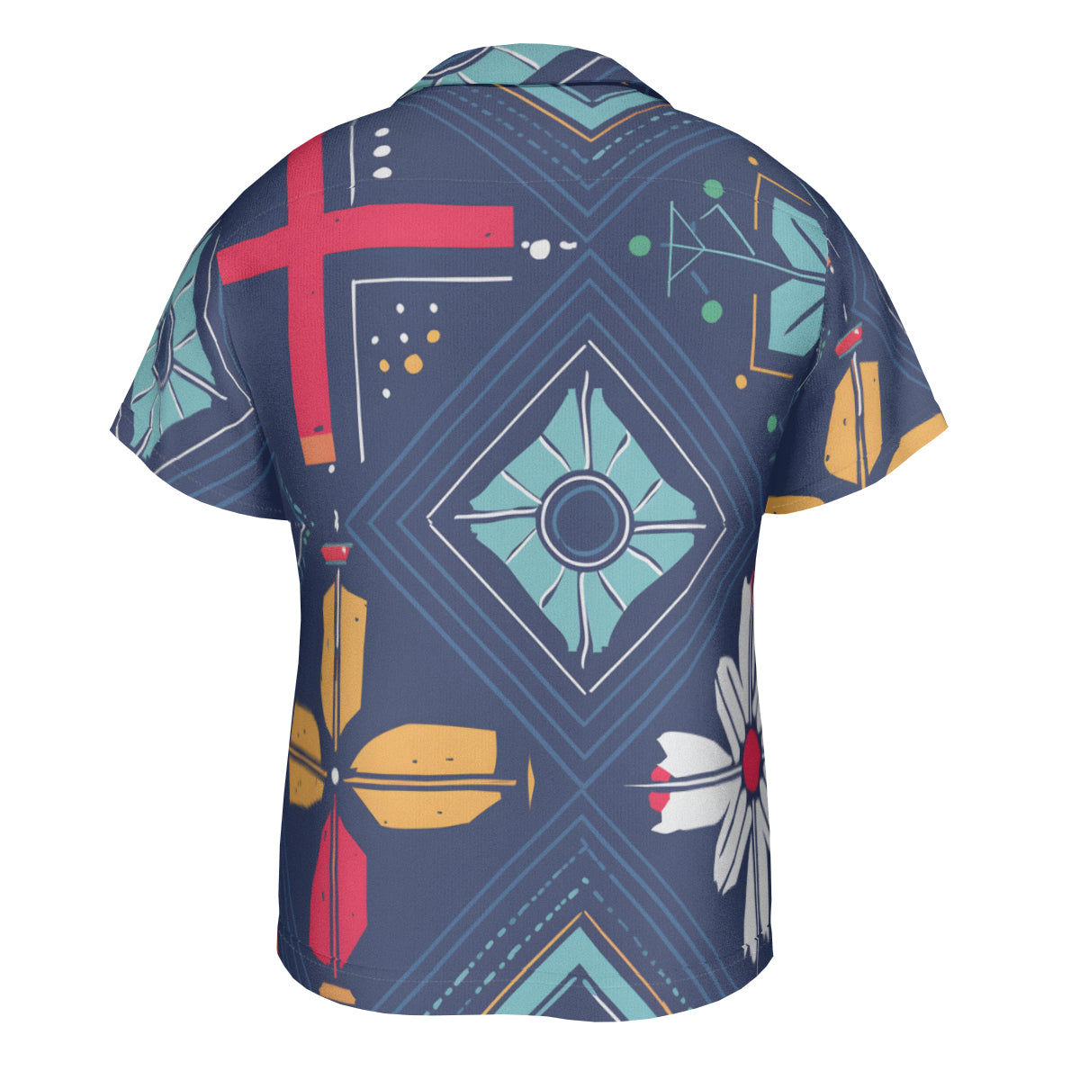 Abstract Pattern Men's Short Sleeves Shirt