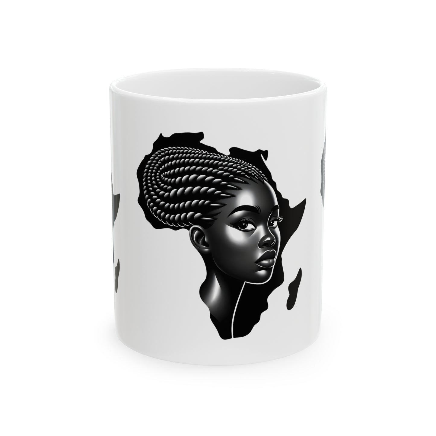 African Queen Ceramic Mug, 11oz