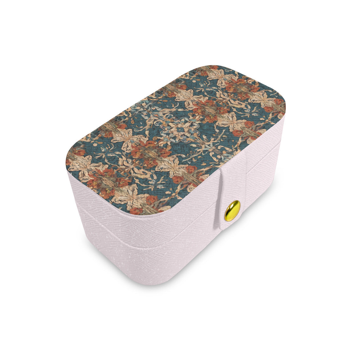 Abstract Design Personalized Portable Jewelry Box | PU