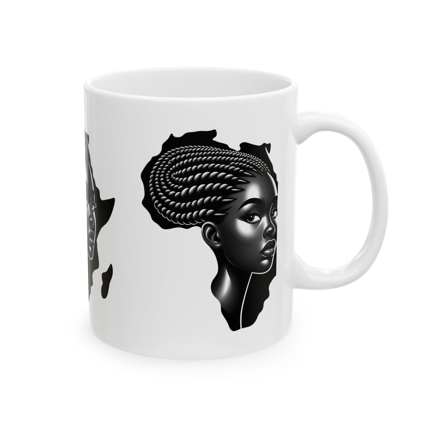 African Queen Ceramic Mug, 11oz