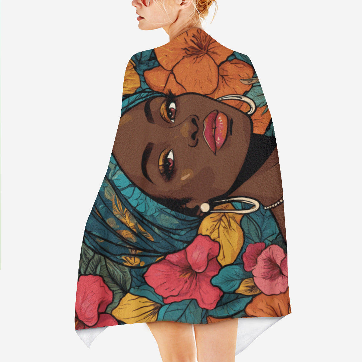 Melanin Queen Beach towel (comfortable model)|Polyester