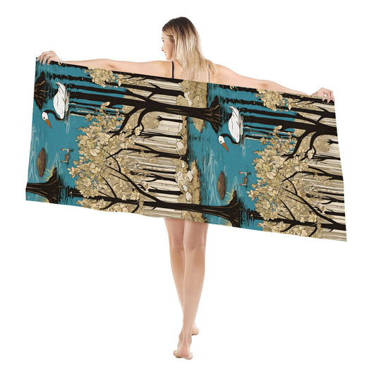 Landscape Wonder Beach towel (comfortable model)|Polyester