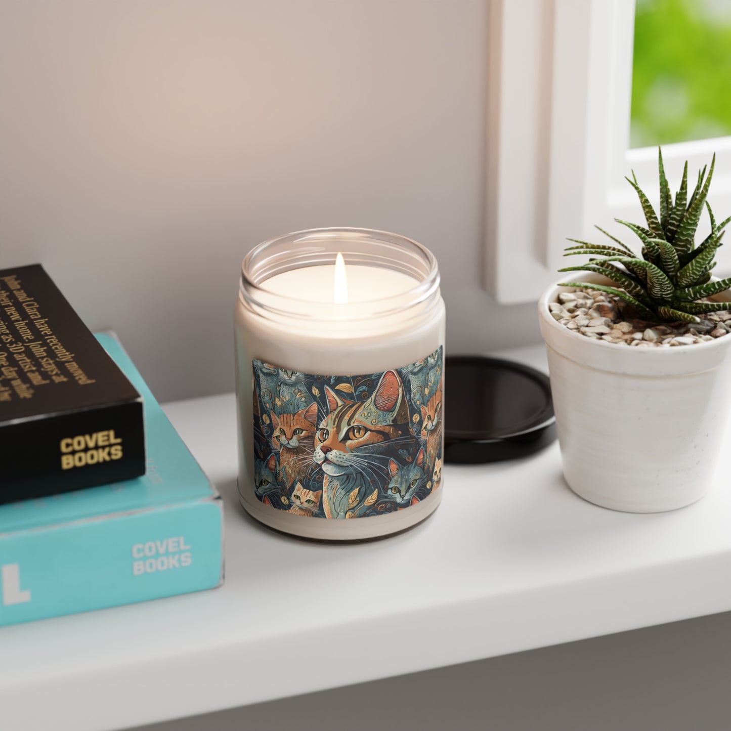 Cat Lovers Scented Soy Candle, 9oz