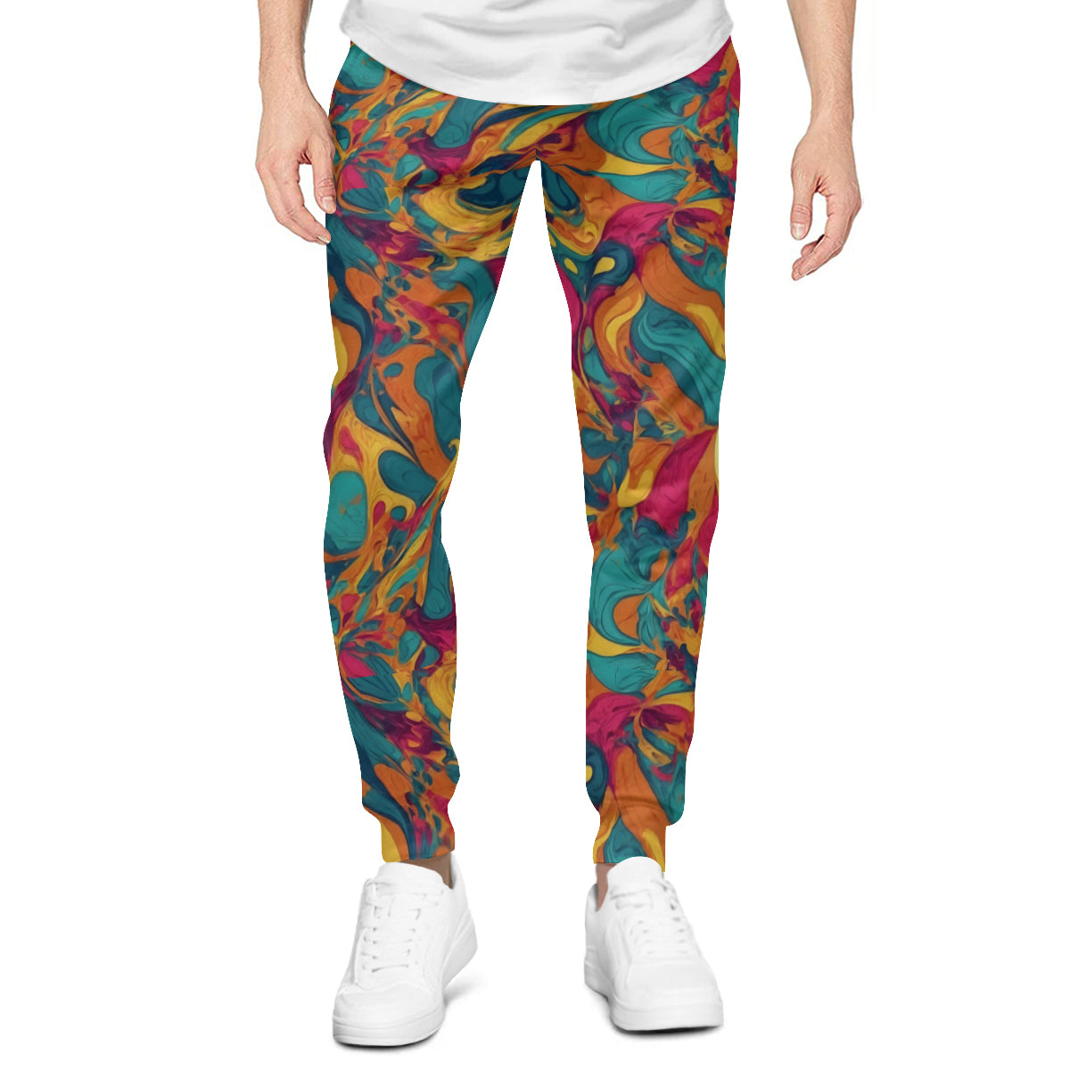 Colorful Pattern Men's Jogger Sweat pants