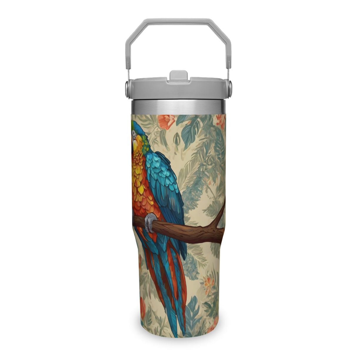 Parrot Design Personalized Portable Tumbler (880ml/30oz) | Stainless Steel 304