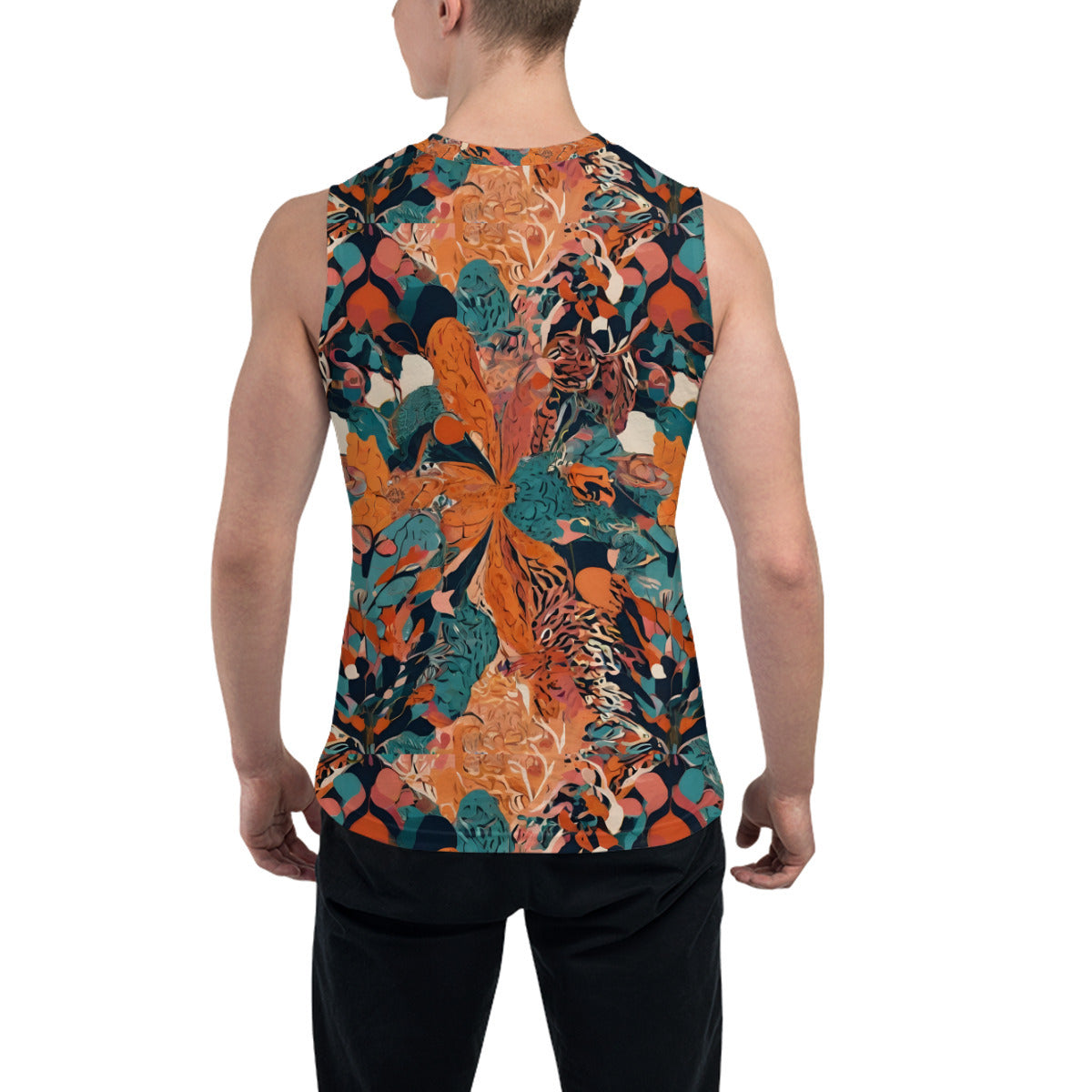 Abstract Vibes Men's Sleeveless Vest