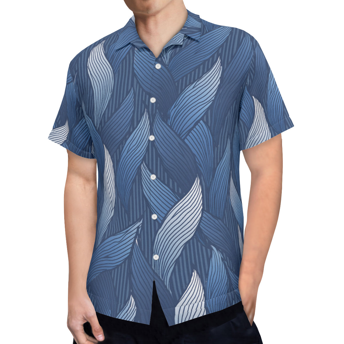 Blue Hawaiian Shirt