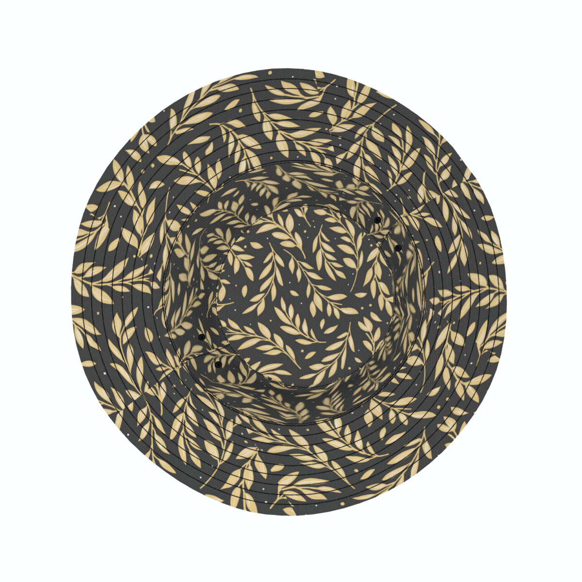 Golden Branches Fisherman Hat