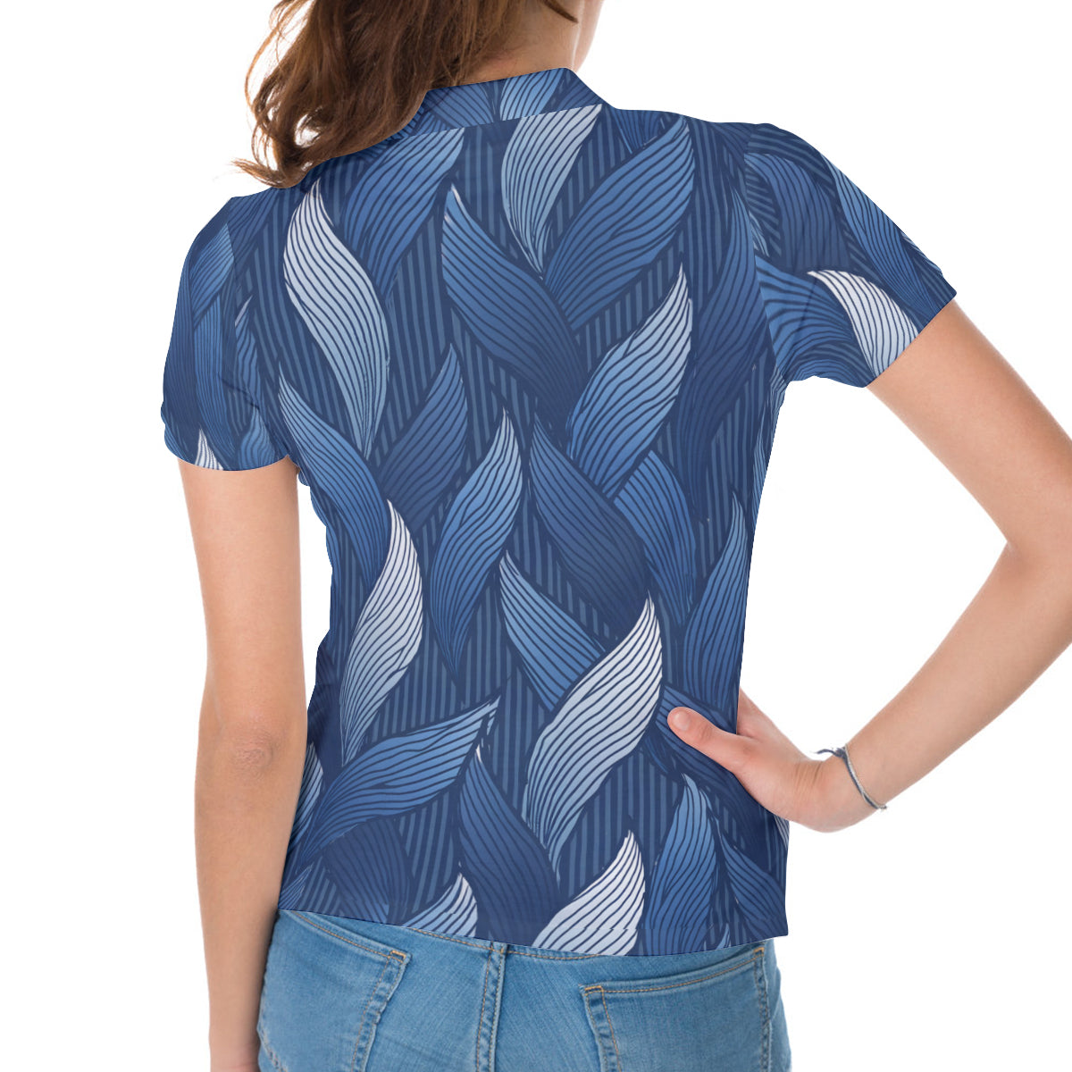 Blue Magic Women's Short-Sleeved Polo Shirt