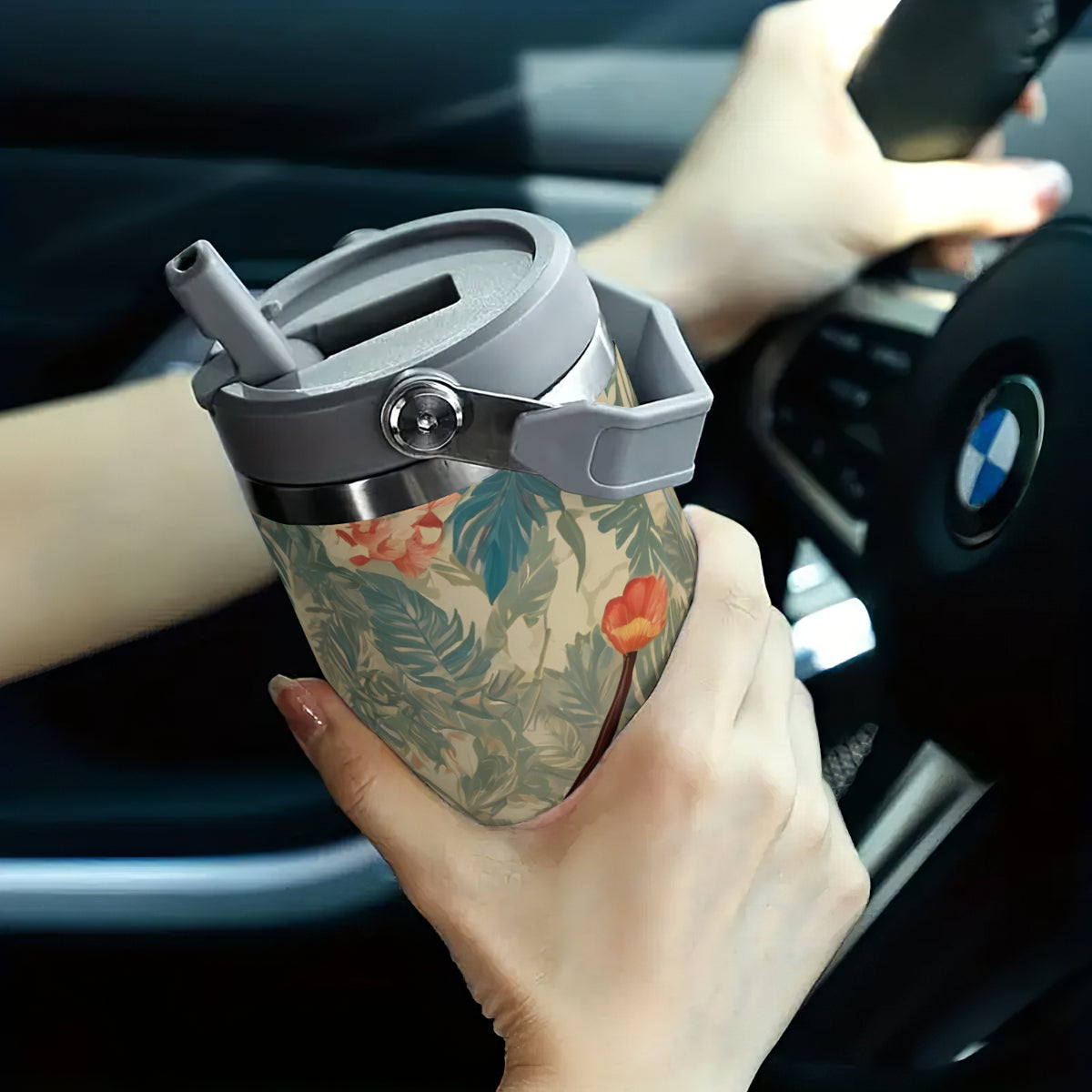 Parrot Design Personalized Portable Tumbler (880ml/30oz) | Stainless Steel 304