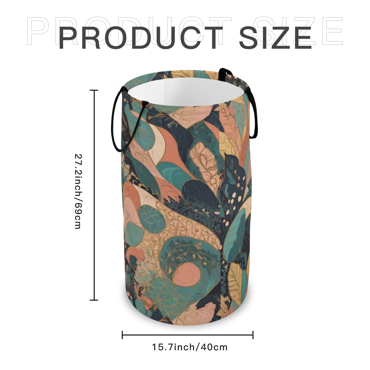 Abstract Wonder Large Capacity Foldable Laundry Basket