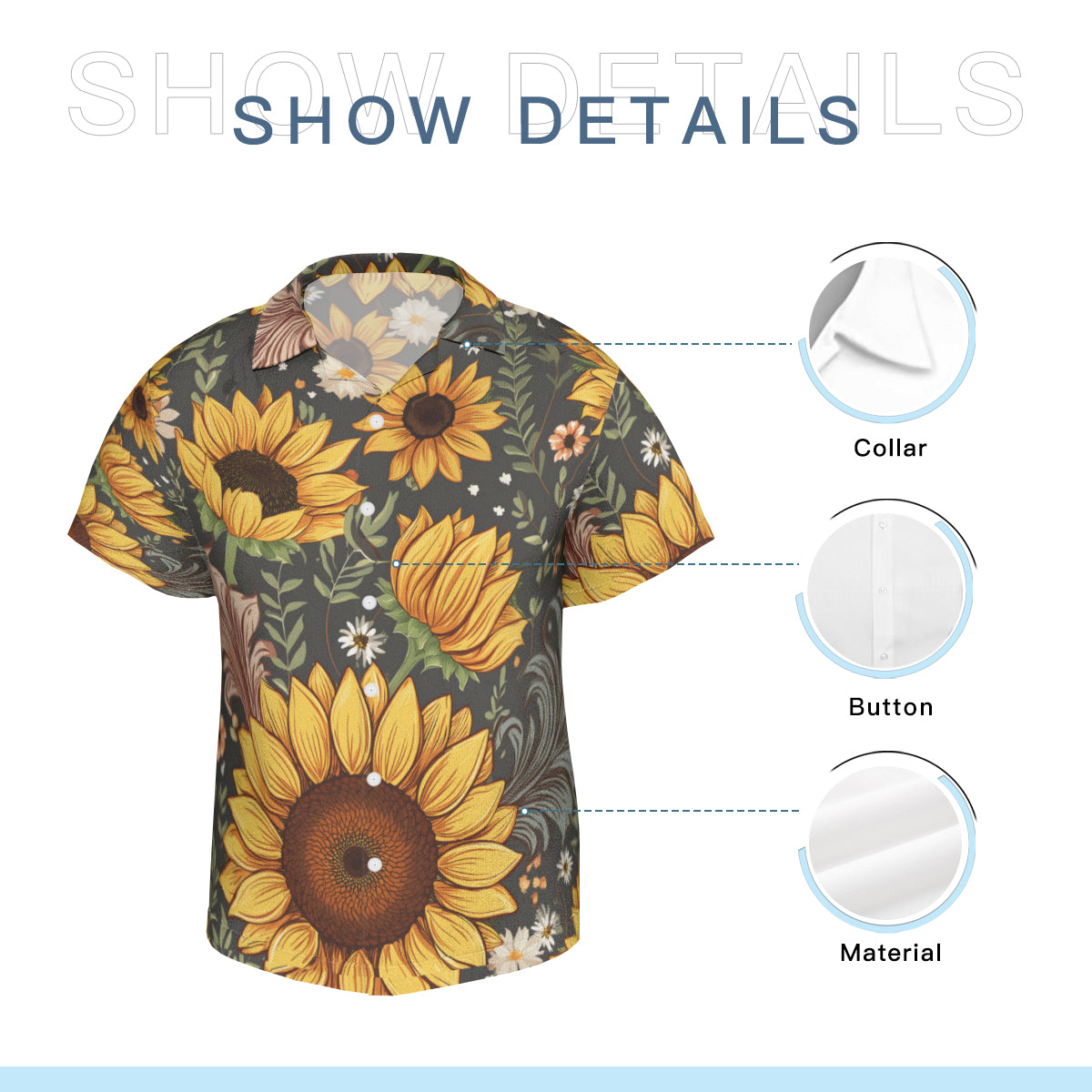 Sunflower Hawaiian Shirt