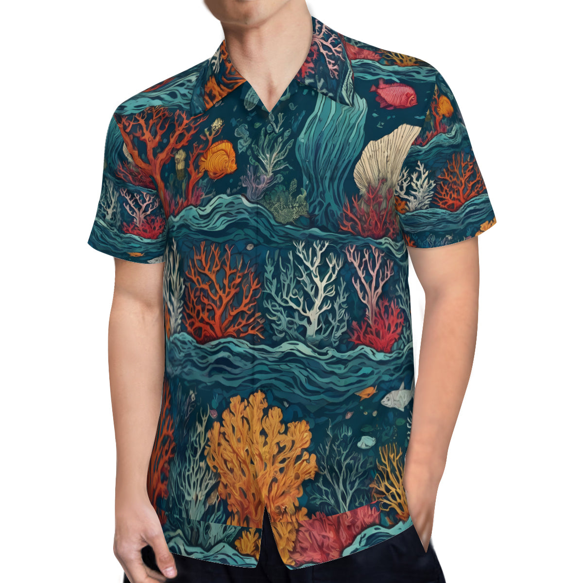 Under Sea Beauty Hawaiian Shirt | Polyester