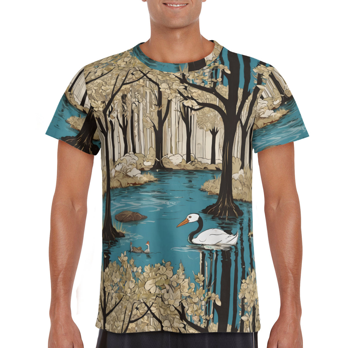 Landscape Wonder Men's T-Shirt (Plain Cloth) | 145GSM Polyester