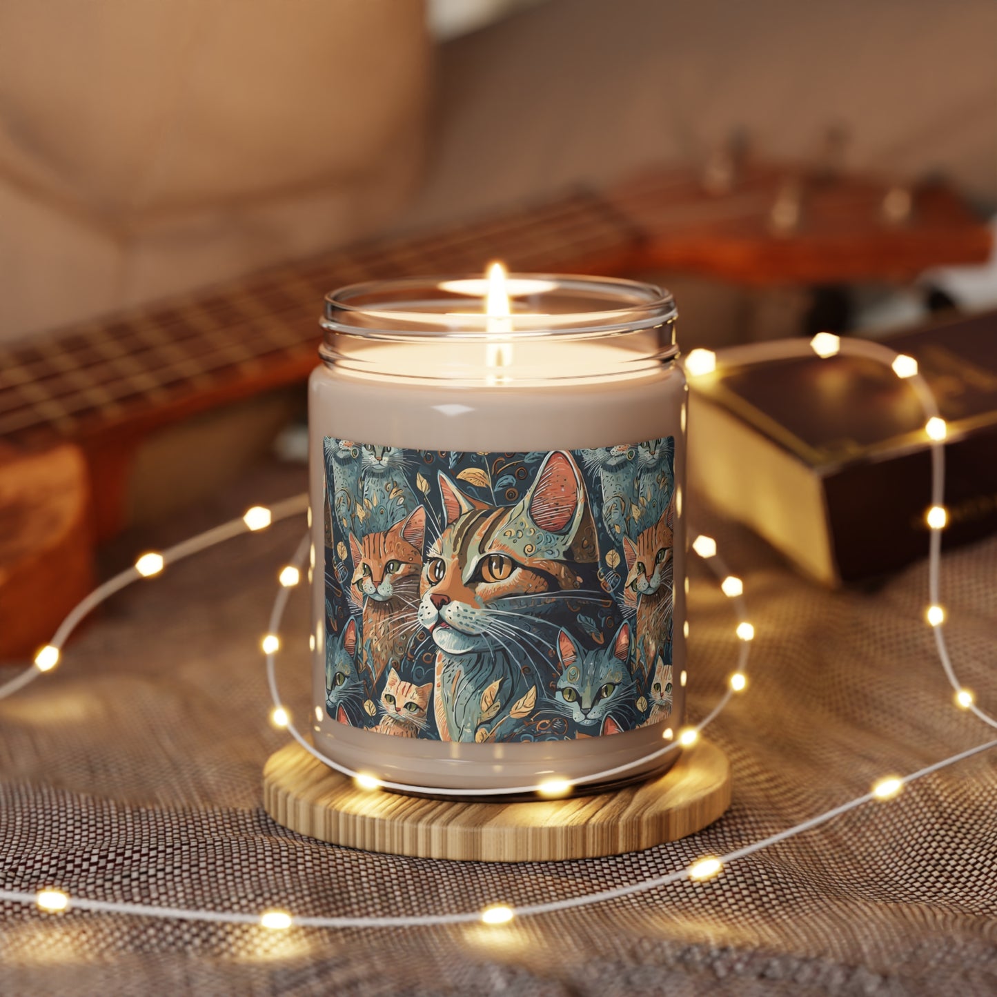 Cat Lovers Scented Soy Candle, 9oz