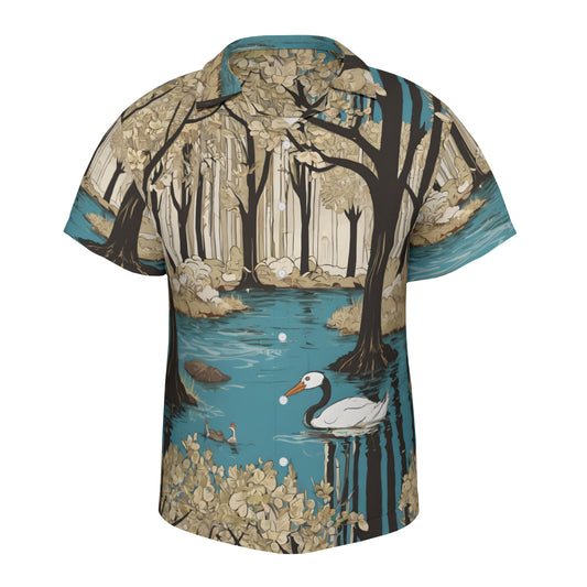 Landscape Wonder Hawaiian Shirt(No chest pocket) | Polyester