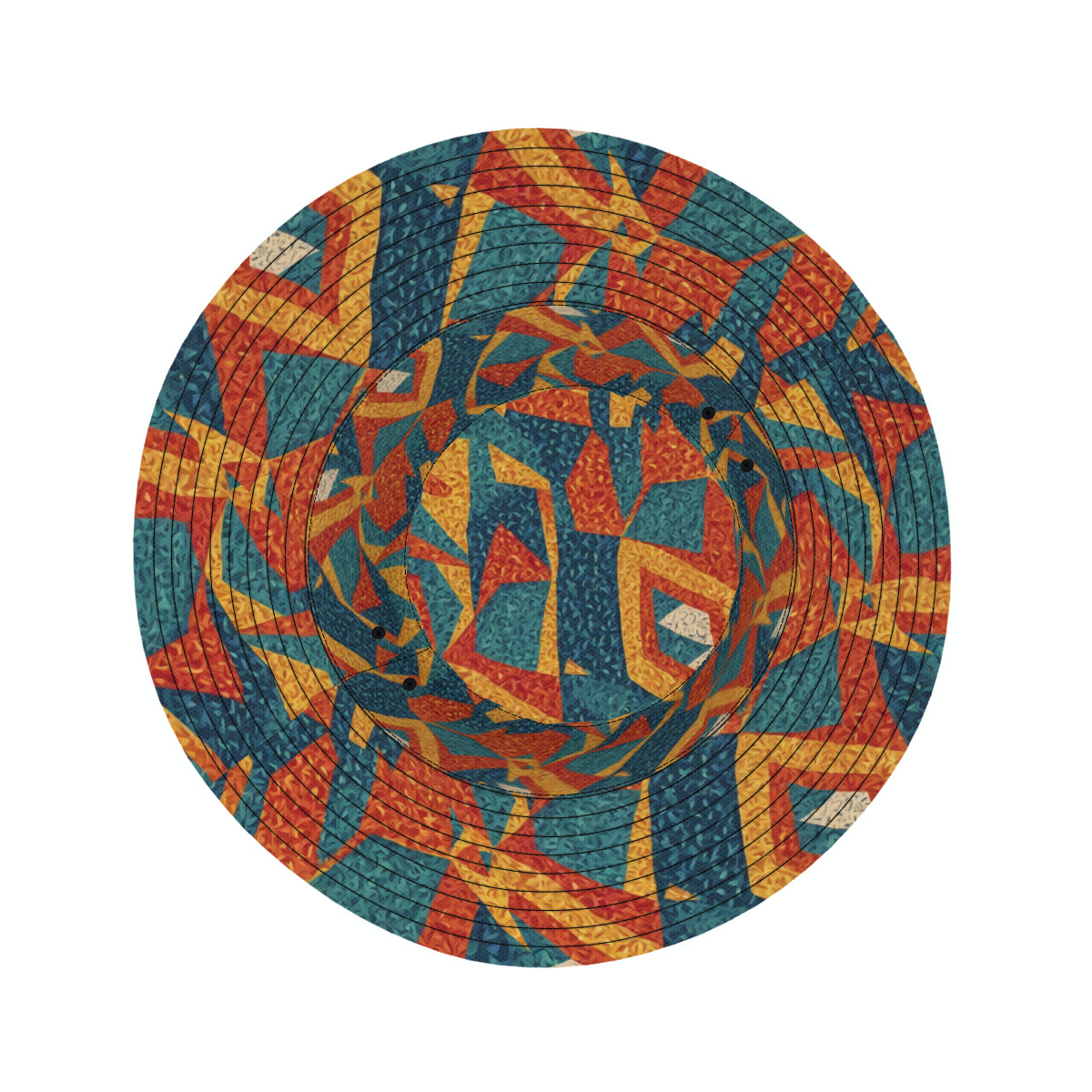 Abstract Pattern Fisherman Hat | Polyester