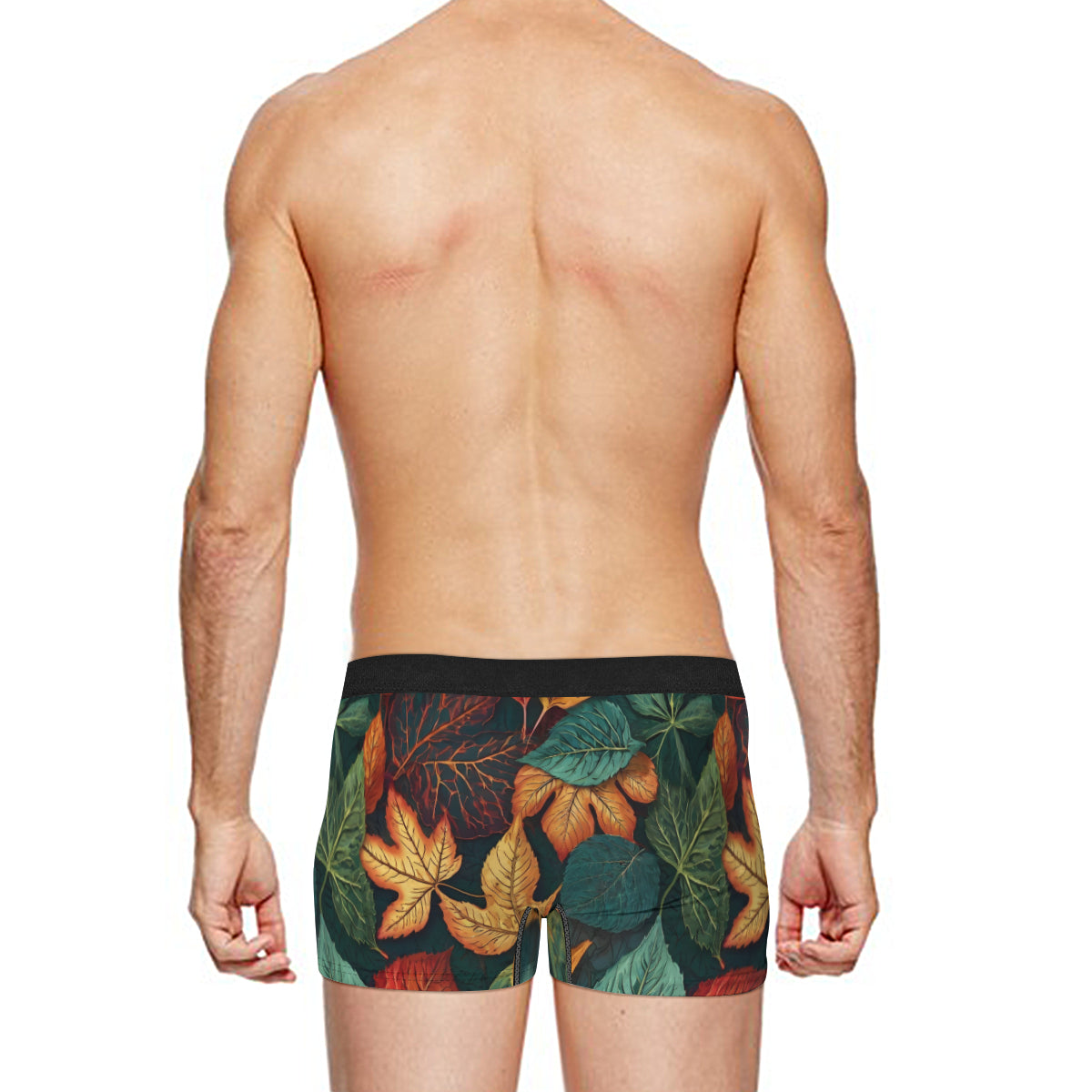 Floral Beauty Men's Underwear (Front and Back Design)丨Polyester