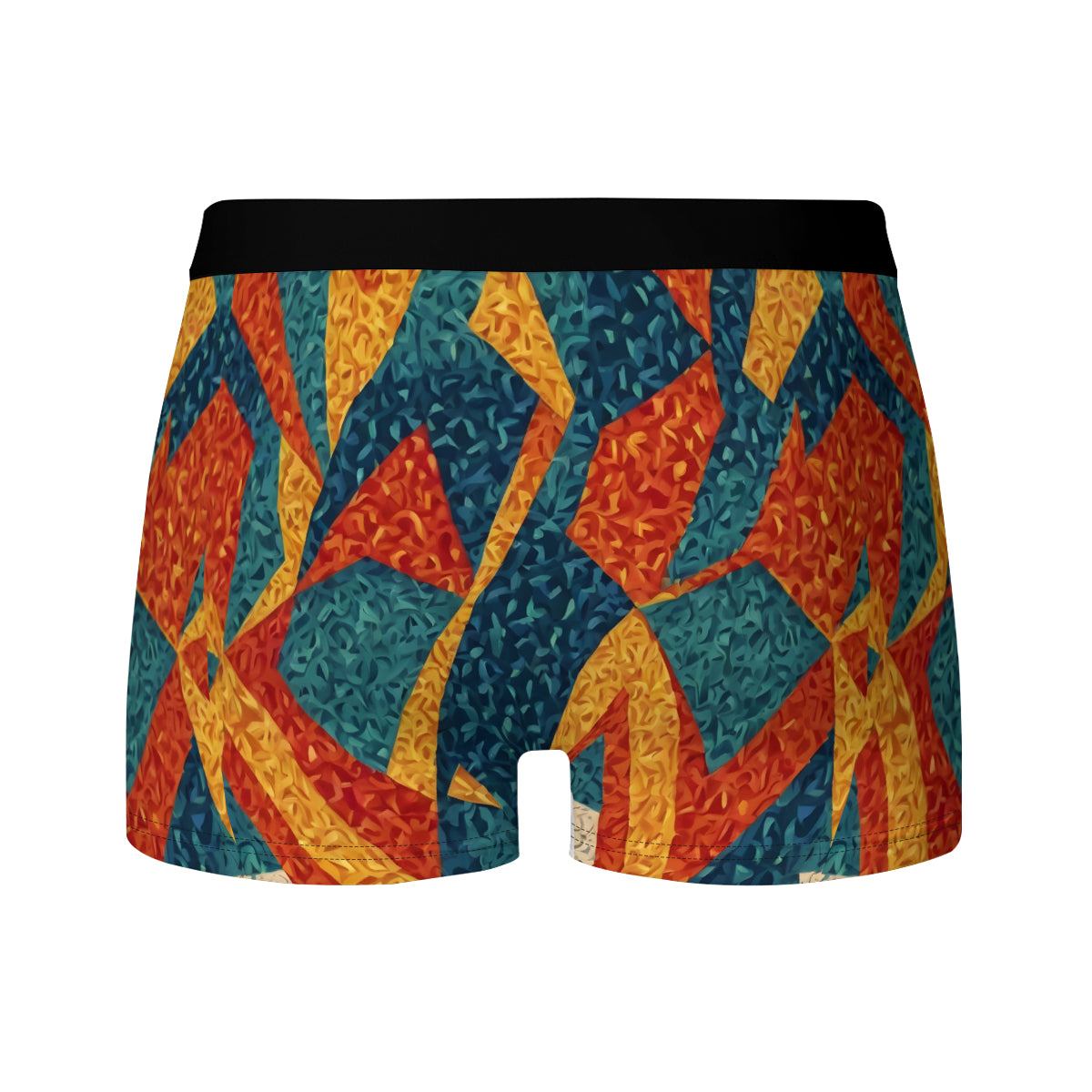 Abstract Pattern Men's Underwear (Front and Back Design)丨Polyester
