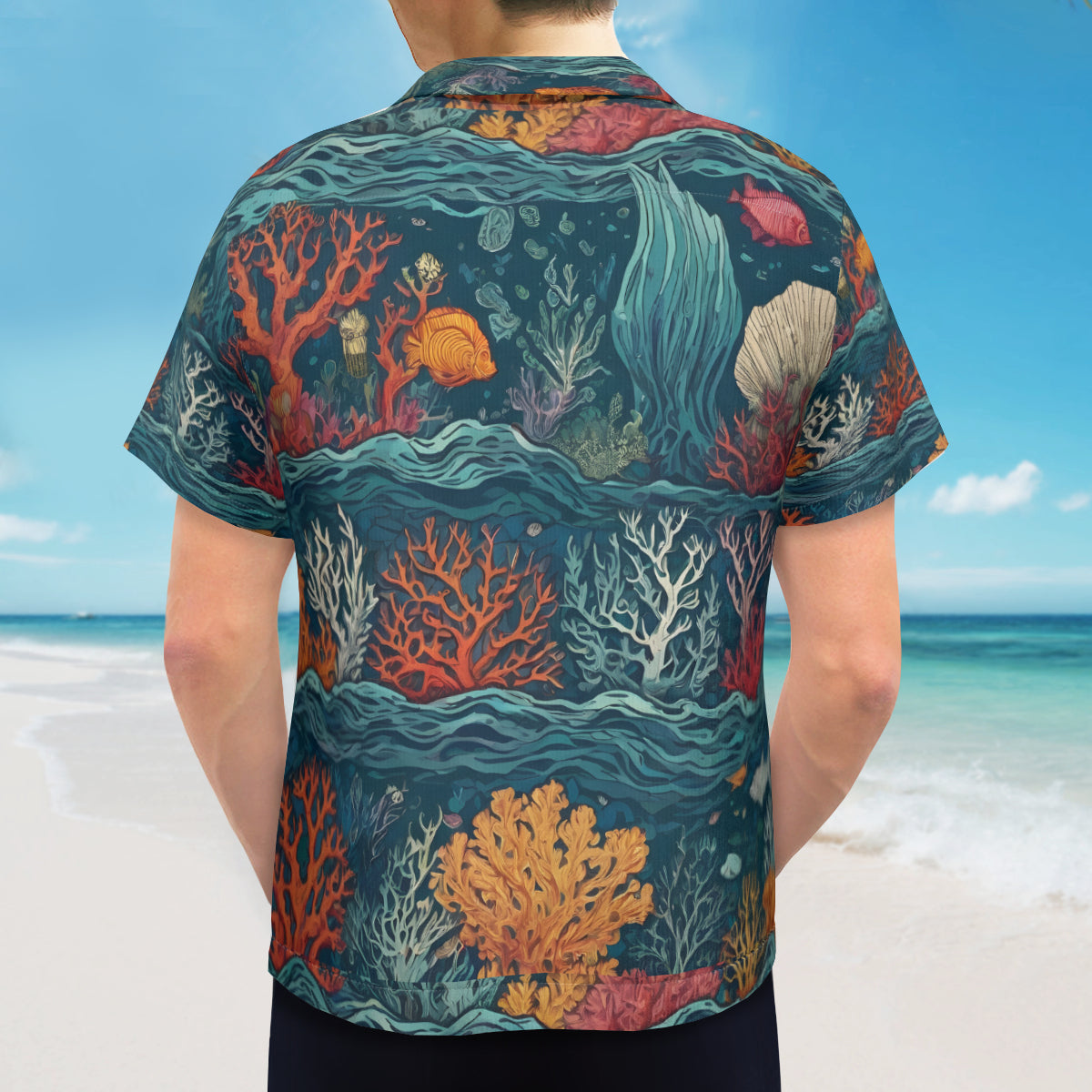 Under Sea Beauty Hawaiian Shirt(No chest pocket) | Polyester