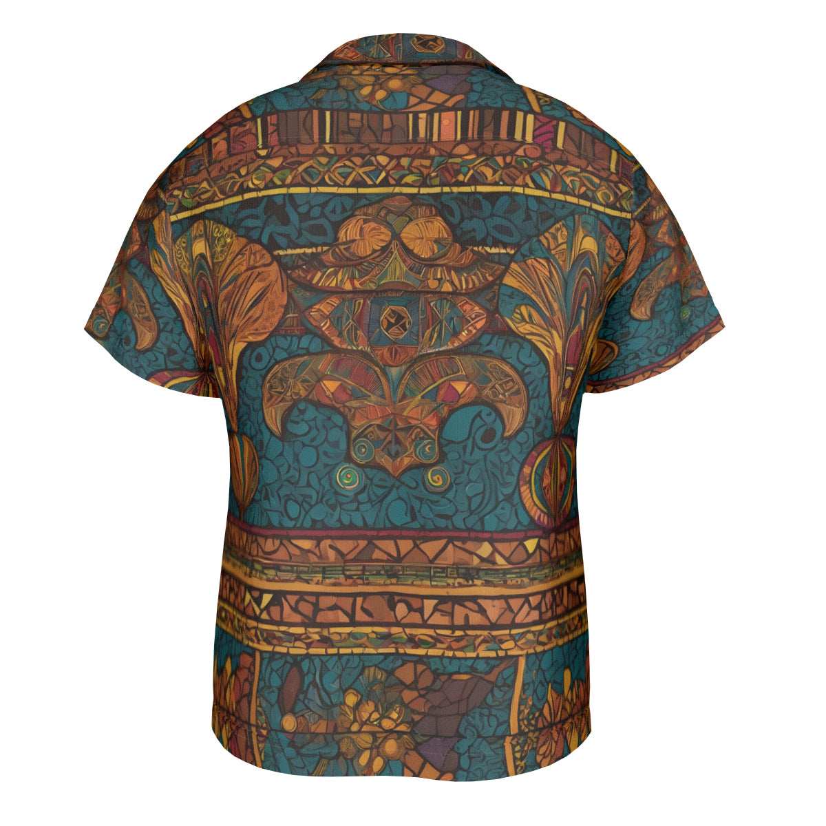 African Design Hawaiian Shirt(No chest pocket) | Polyester