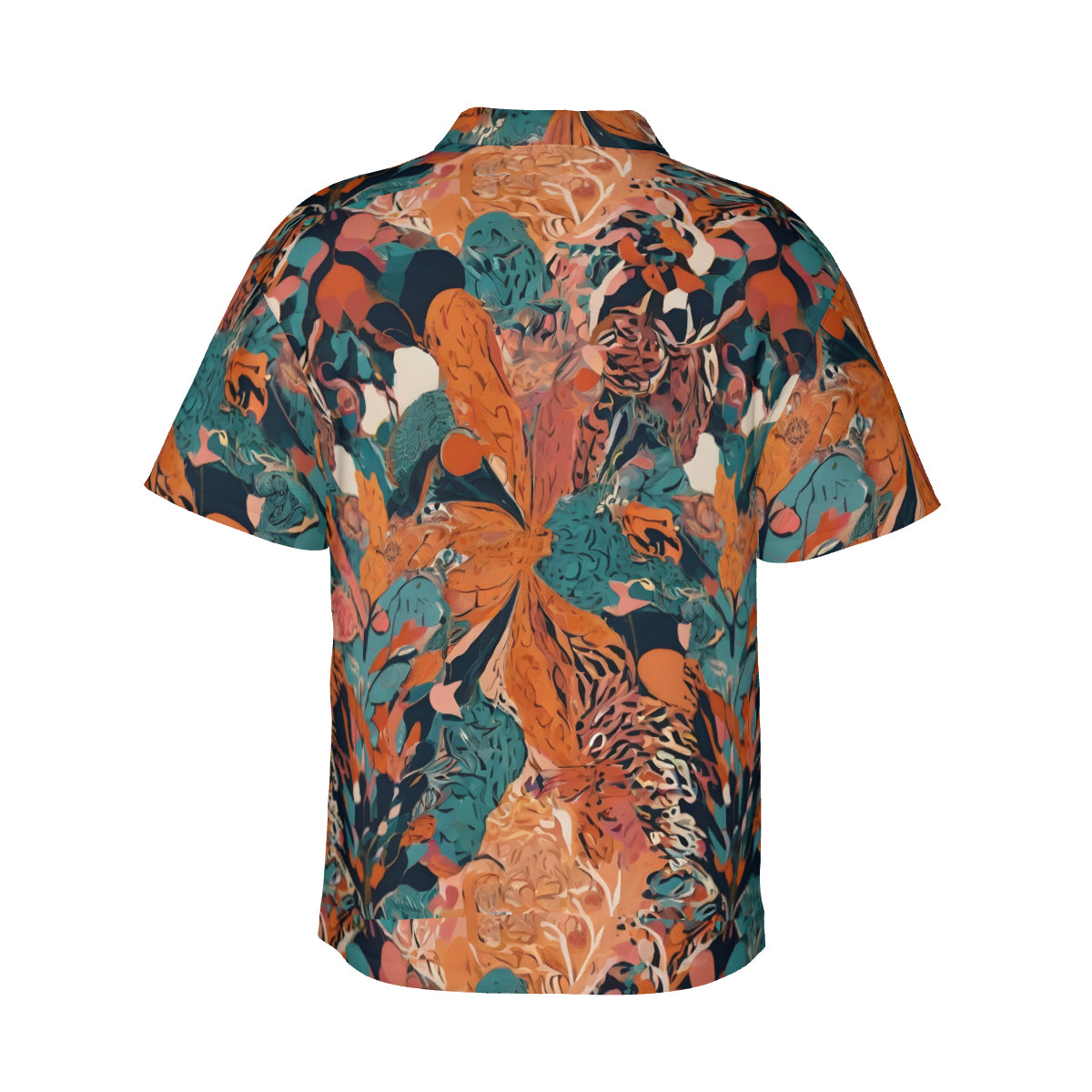 Abstract Vibes Men's Short-Sleeve Hawaiian Shirt
