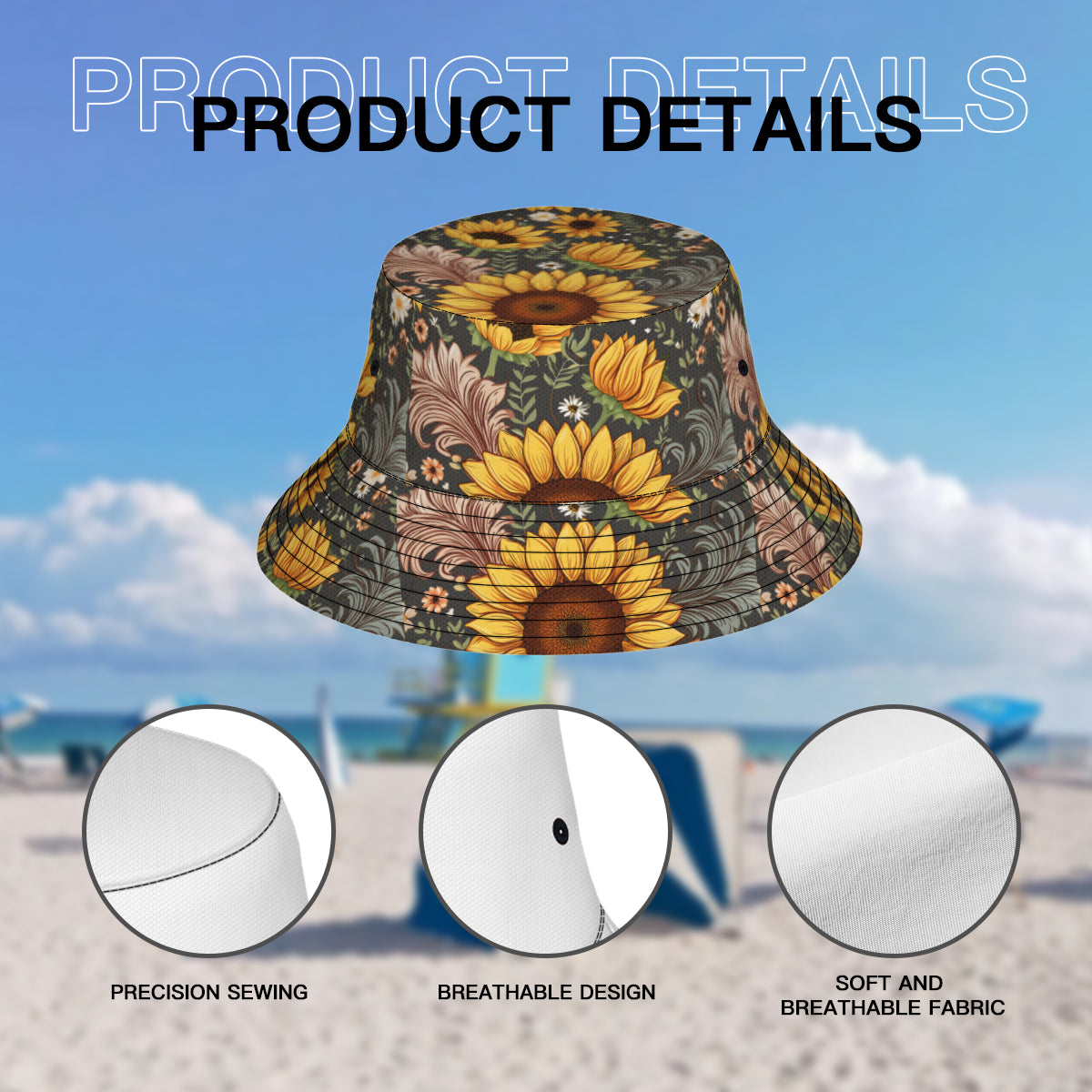 Sunflower Fisherman Hat