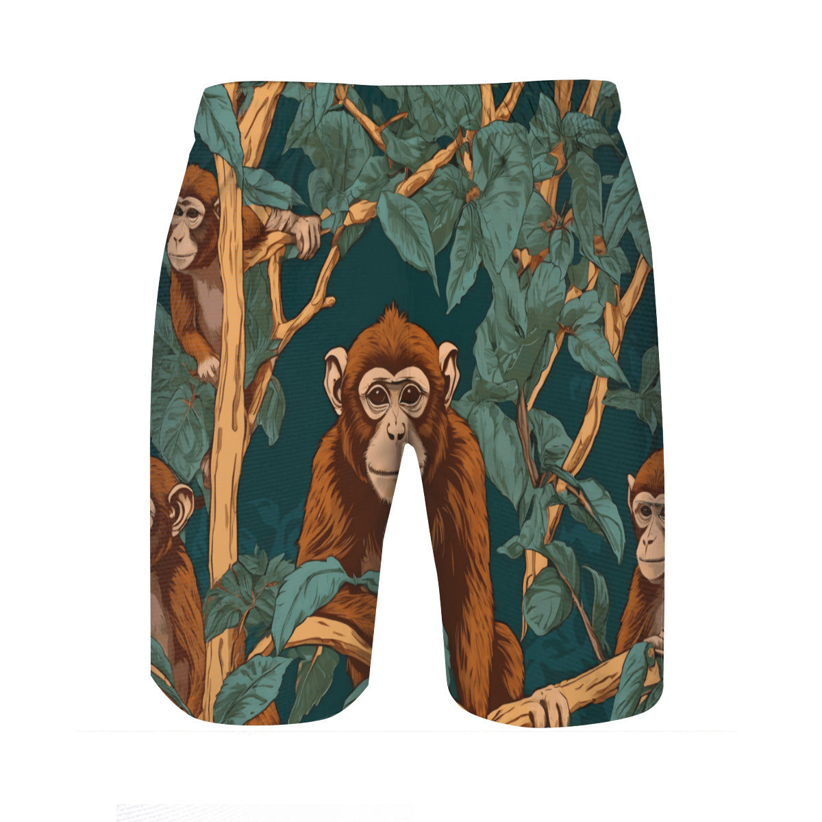 Monkey Vibes Men's Comfortable Beach Shorts