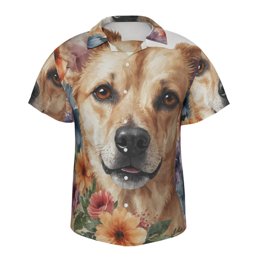 Dog Lovers Hawaiian Shirt(No chest pocket) | Polyester