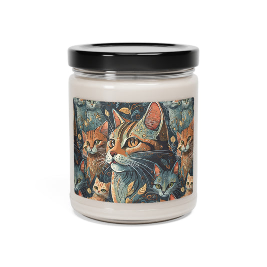 Cat Lovers Scented Soy Candle, 9oz