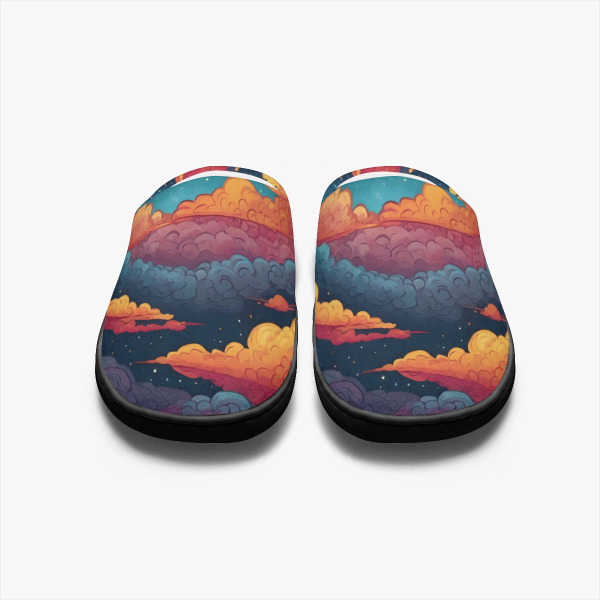 Sky Beauty Abstract Personalized Warm Cotton Slippers | Flannel