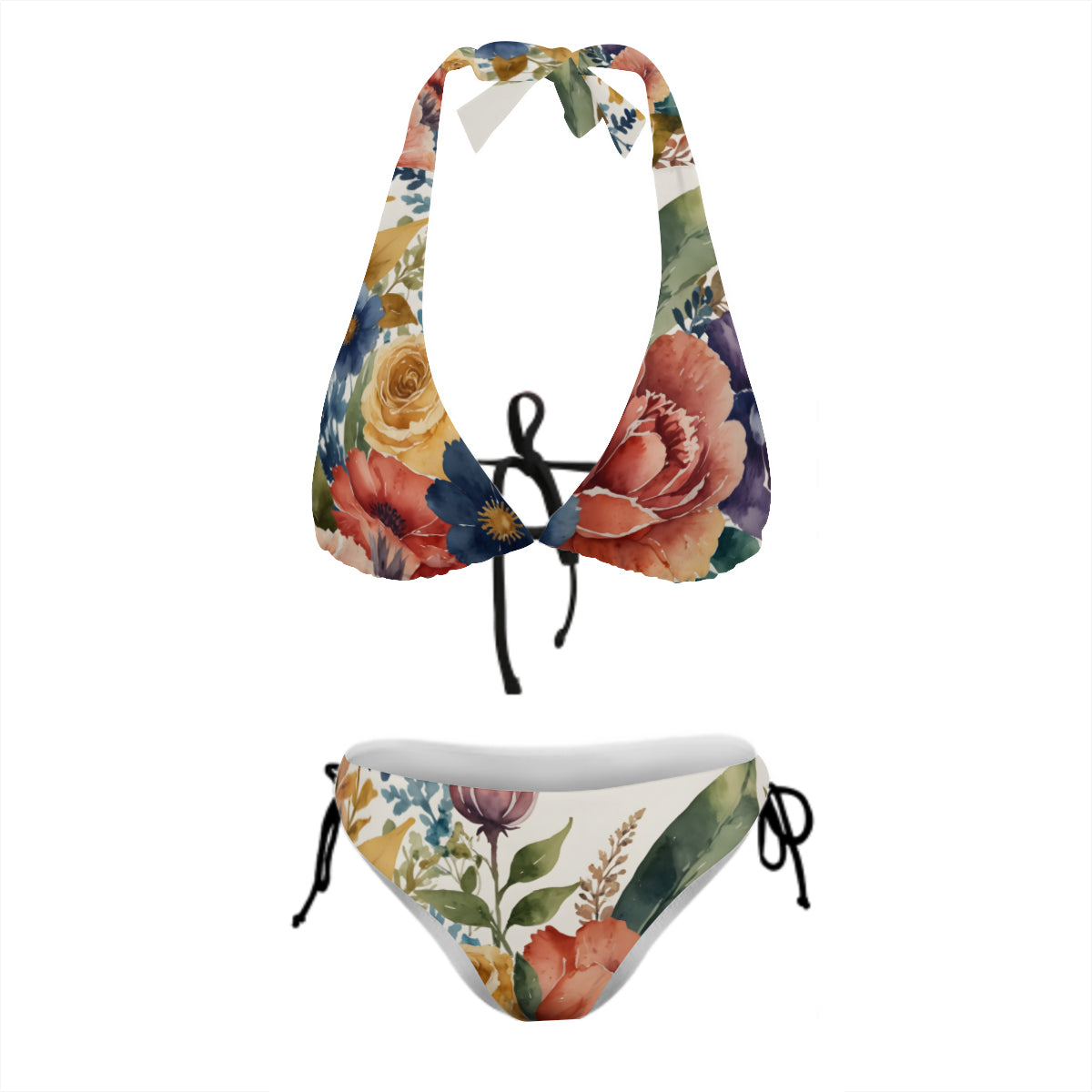 Beautiful Floral Bikini Swimsuit