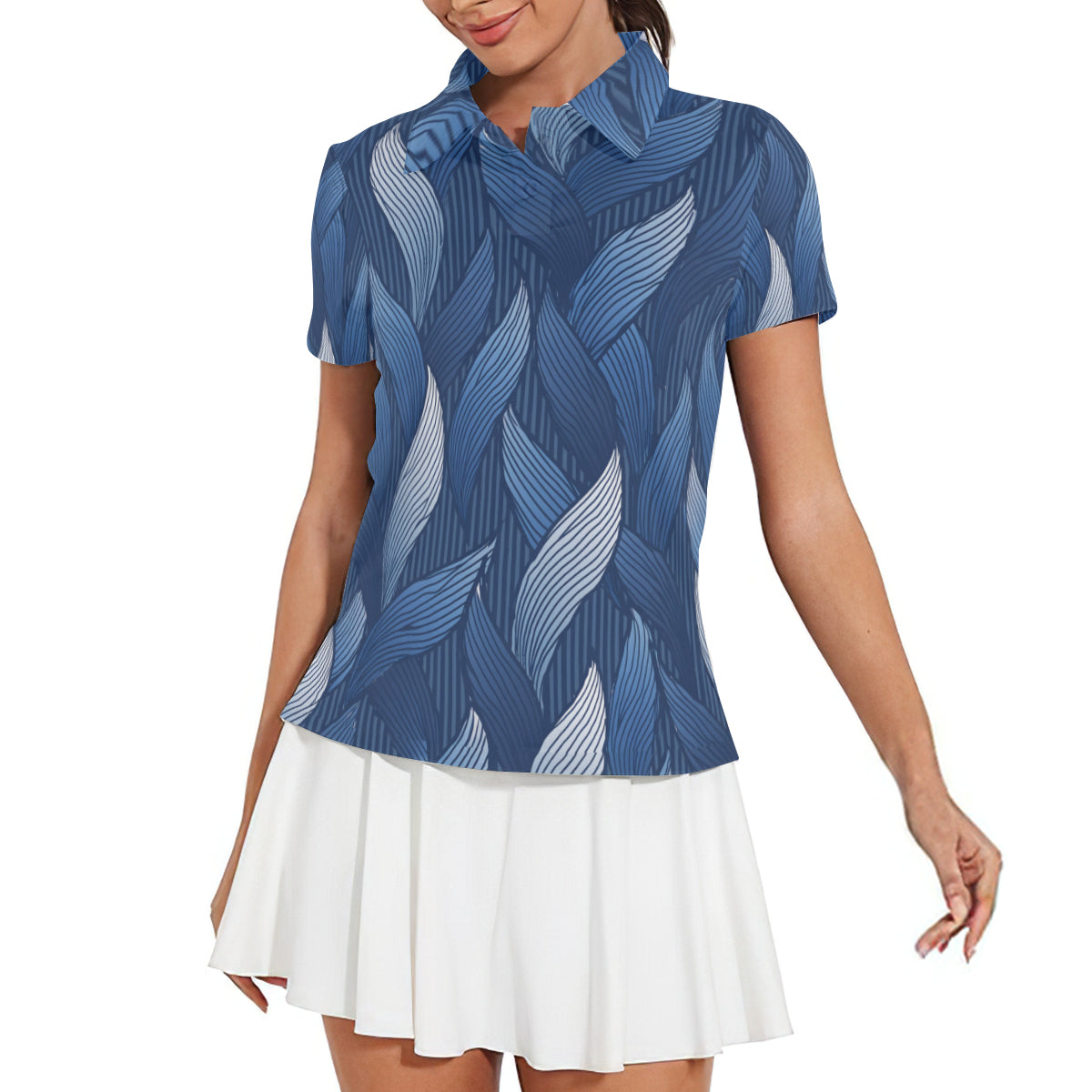 Blue Magic Women's Short-Sleeved Polo Shirt