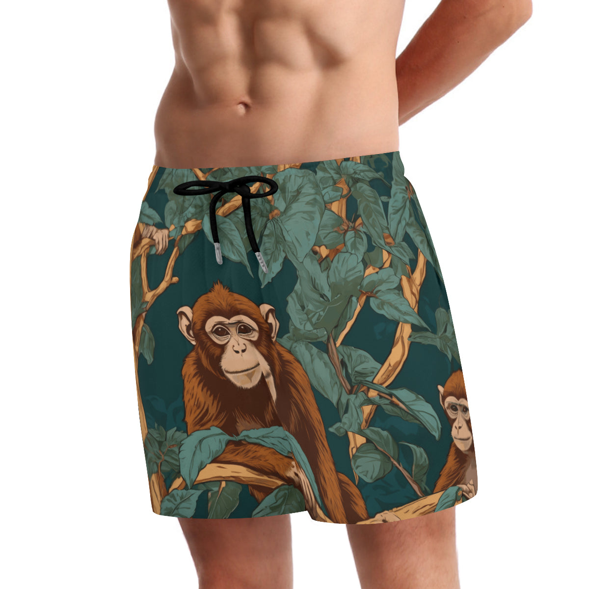 Monkey Vibes Short Sports Beach Shorts