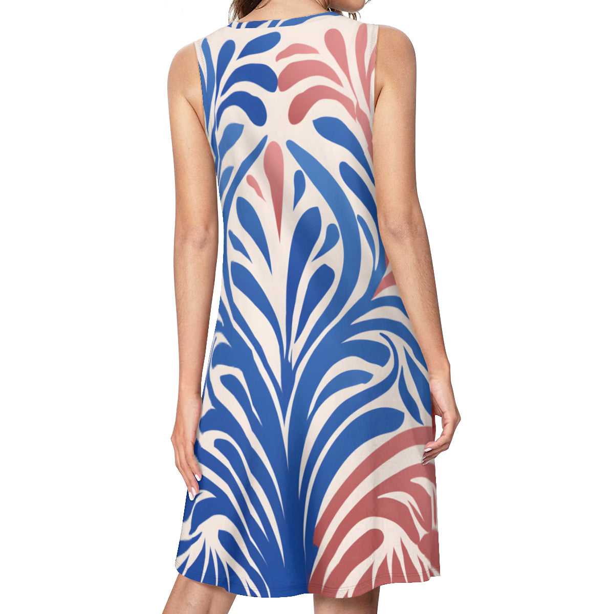 Abstract Pattern Women's Casual Dress I Polyester