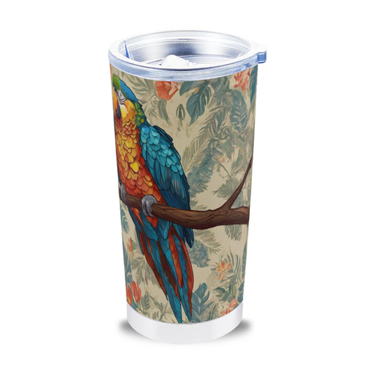 Parrot Design Outdoor Travel Carry Tumbler (540ml/18oz) | Stainless Steel 304