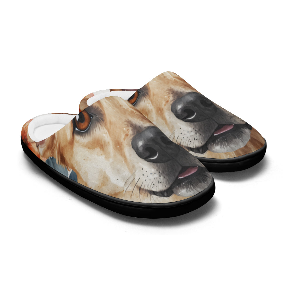 Dog Lovers Personalized Warm Cotton Slippers | Flannel