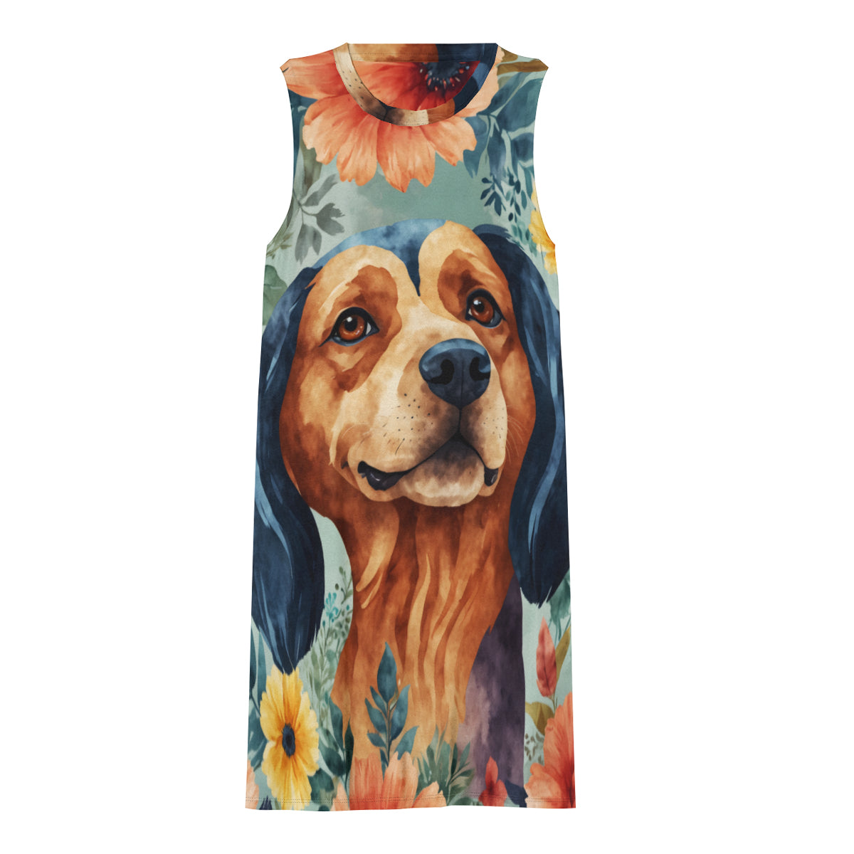 Dog Lover Women's Casual Dress | Polyester