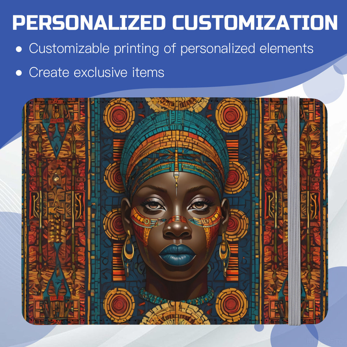 African Image Personalized Custom Passport Cover Passport Holder | PU