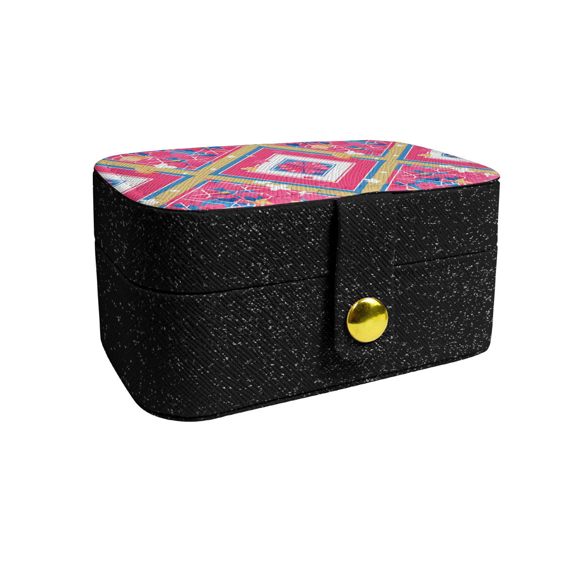 Abstract Personalized Portable Jewelry Box