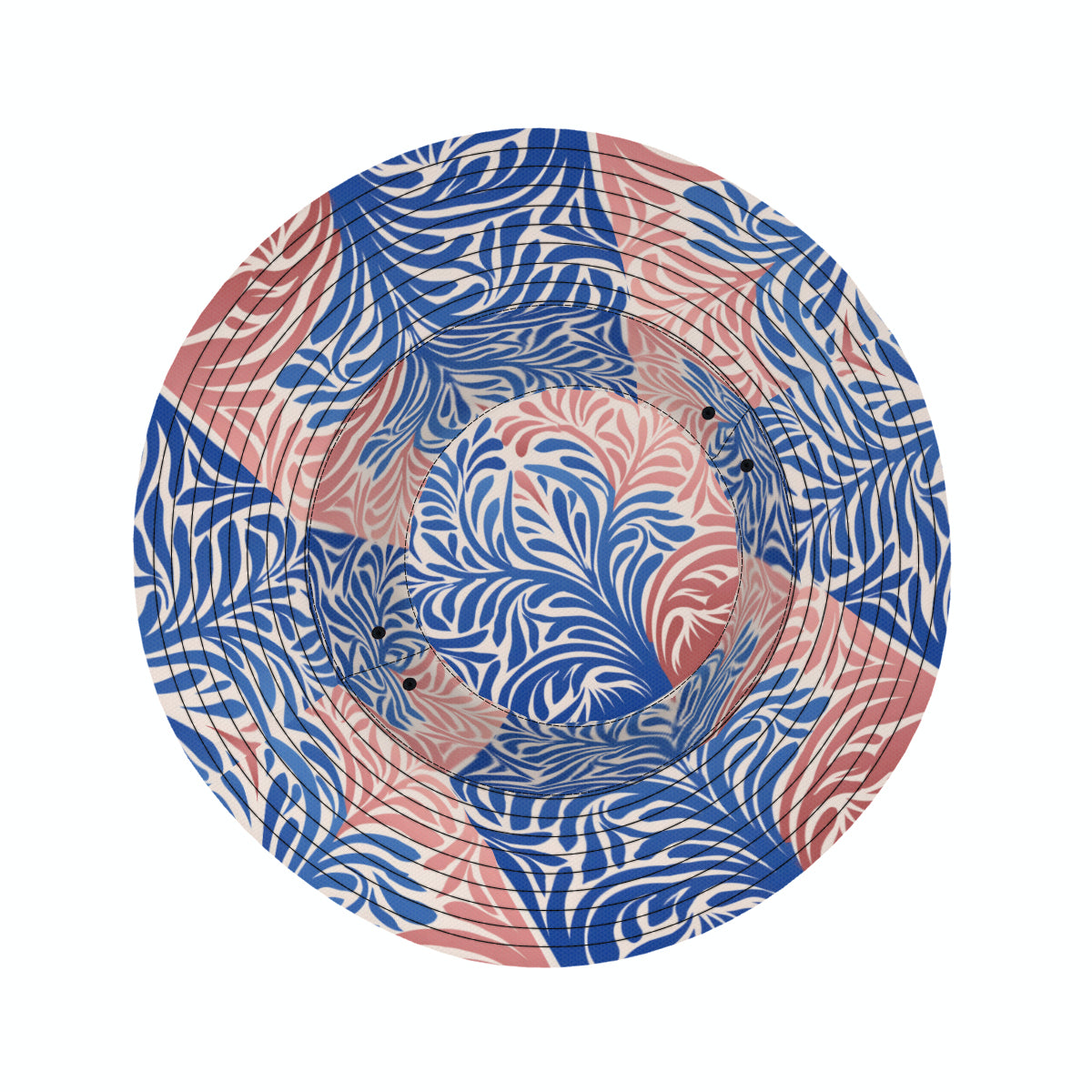 Abstract Vibrant Double-Sided Fisherman Hat | Polyester