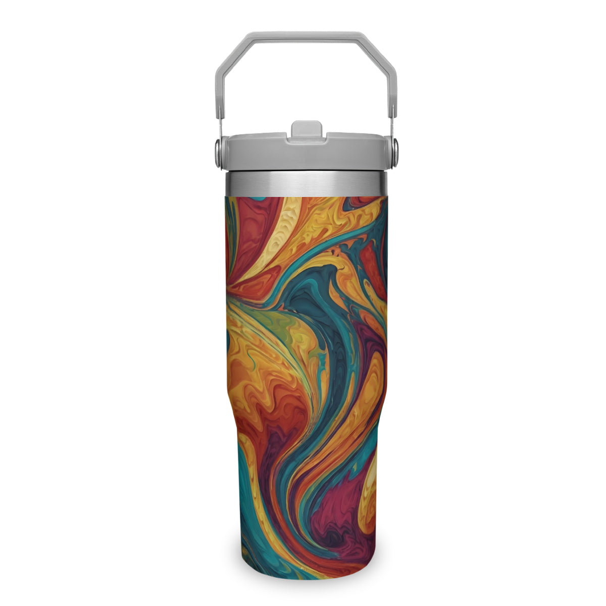 Colorful Design Personalized Portable Tumbler (880ml/30oz) | Stainless Steel 304