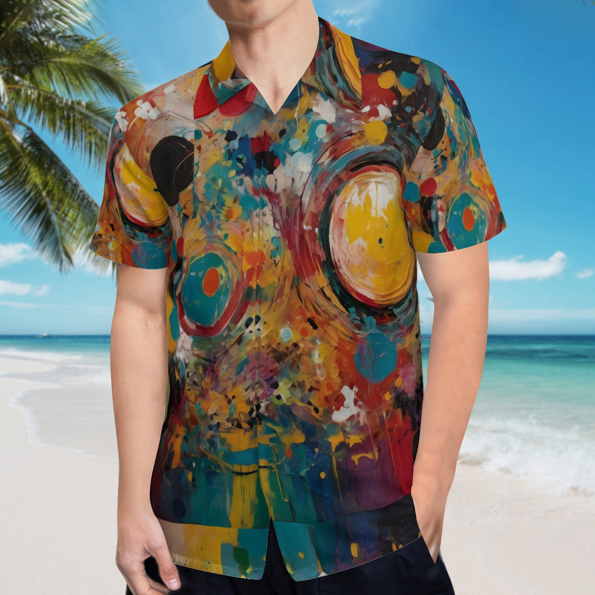 Crazy Design Hawaiian Shirt | Polyester