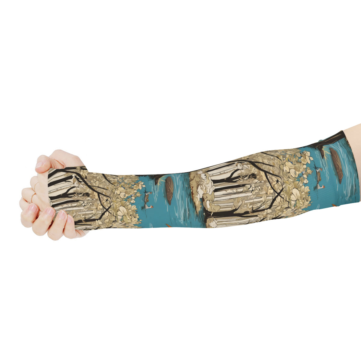 Landscape Wonder UV-Proof Cool Arm Cover Sunscreen Gloves | Polyester