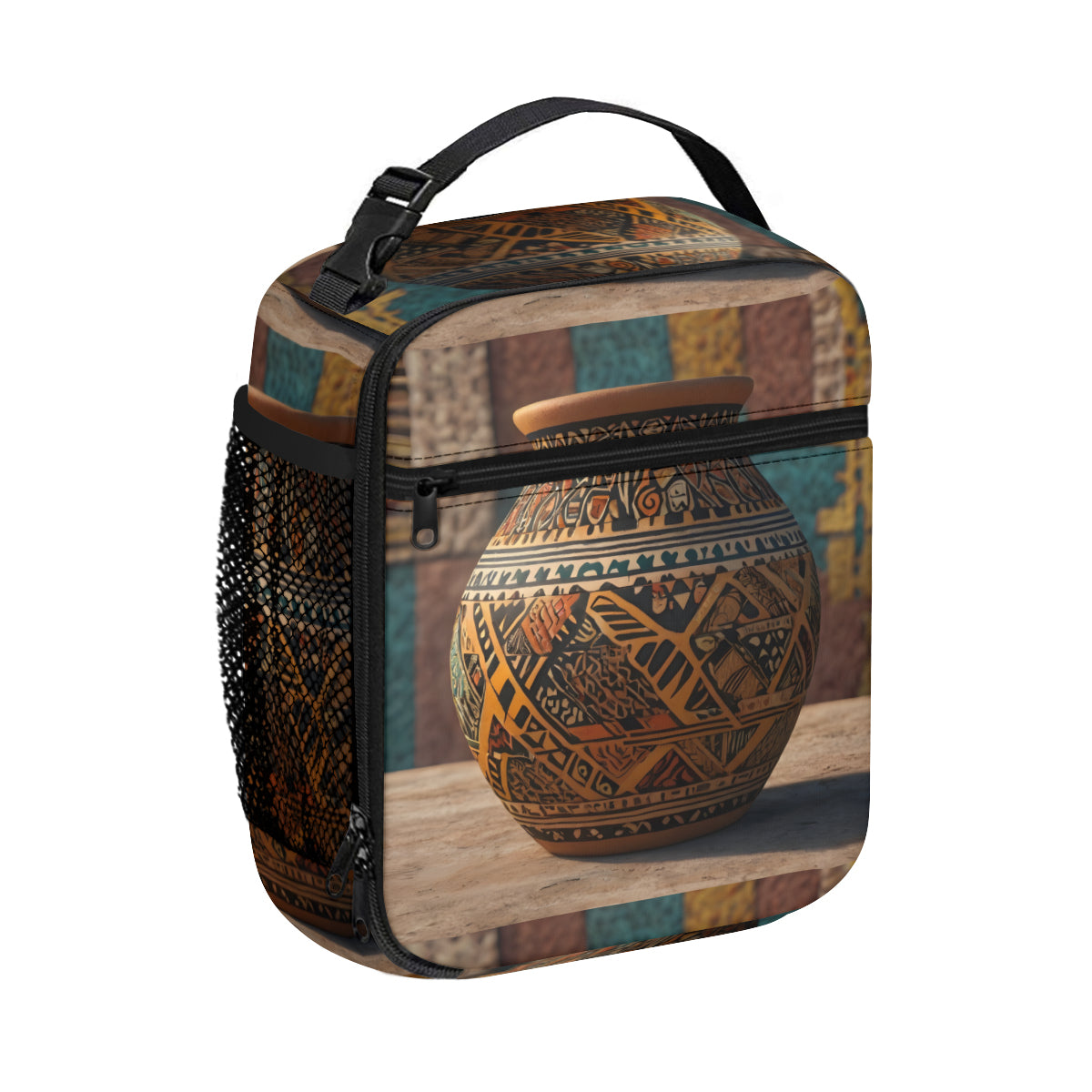 Golden Pot Portable Handheld Insulated Lunch Bag|Oxford Cloth